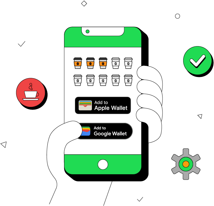 Growalty en Apple Wallet y Google Wallet